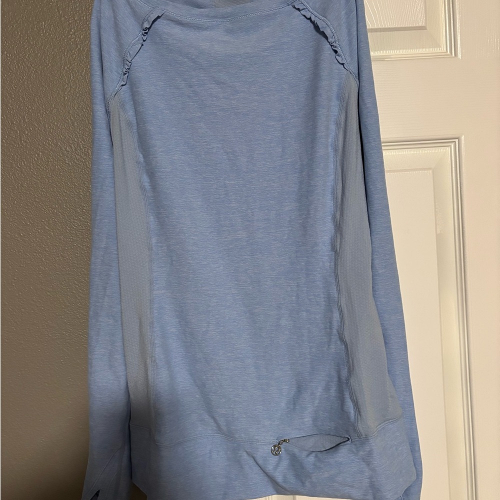 Lululemon long sleeve with ruffles
